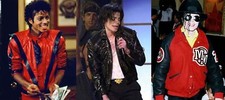 Handmade Thriller Beat It Michael Jackson Leather Jacket I Free Wallet