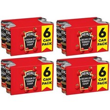 Heinz Cream of Tomato Soup Catering Tin Rich Taste Flavour Cans Pack 24 x 400g