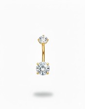 Coloured Belly Bar 316L