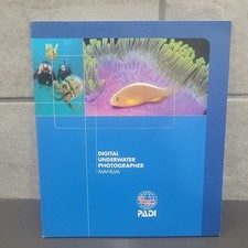 PADI Digital Underwater Photographer Manual – New – Scuba Diving Course Book