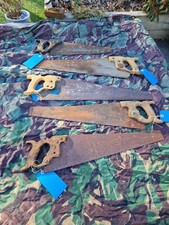 Vintage Wood Saws Job Lot 1 x