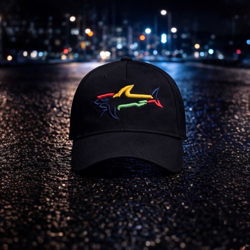 Paul shark black baseball - shark,