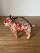 FUZZY NATION 3D Stuffed Pug Dog Coin Purse