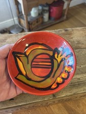 Vintage Poole Pottery Delphis Mid-Century Dish Abstract