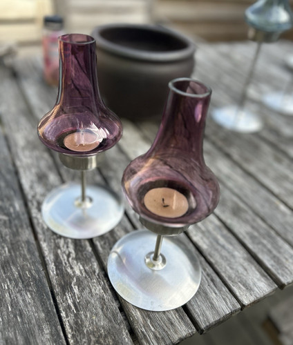 Old hall purple - old, glass