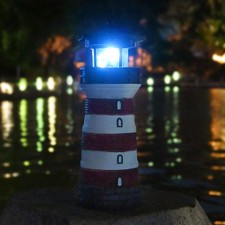 Solar Lighthouse Beacon LED