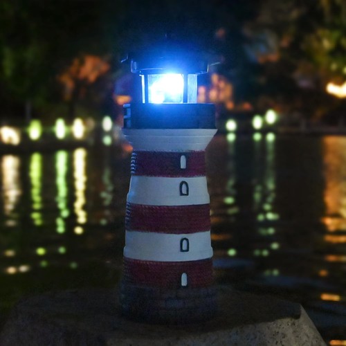 Solar lighthouse beacon - solar,