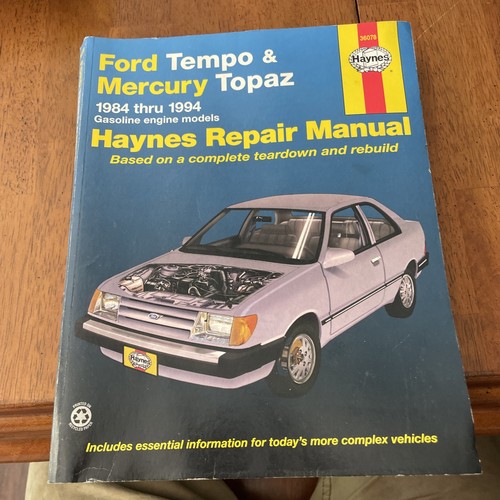 Ford tempo mercury topaz - &,
