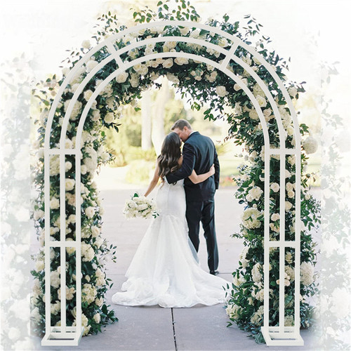 Triple rail metal wedding - metal,