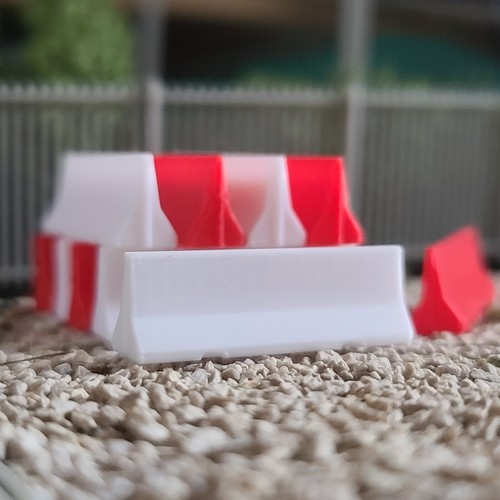 Model railway scenery concrete - model,