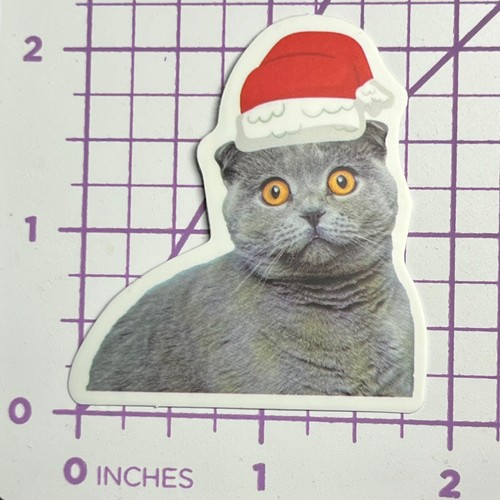 Santa hat grey striped - hat,
