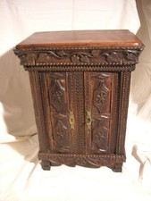 Antique miniature carved wood