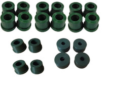 MORRIS MINOR TOP TRUNNION & EYE BOLT & REAR SPRING POLYURETHANE BUSH KIT