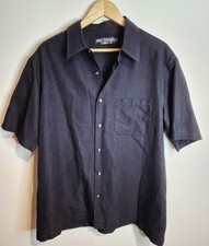 M&S Mens Black Short Sleeve