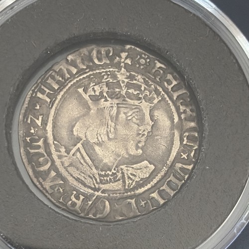 Henry viii groat rose - viii, london