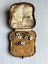 18ct gold cufflinks and tiepin