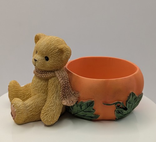 Cherished teddies 1998 - cherished, pumpkin