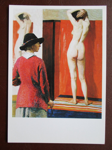 Postcard dame laura knight - postcard,