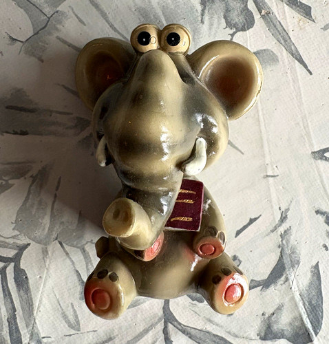 Ceramic elephant ornament - ceramic,