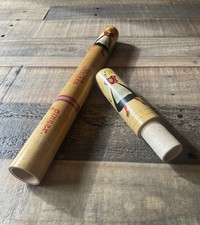 Vintage Norwegian Wooden Knitting Needle Holder - Folk Art, 16” Inches