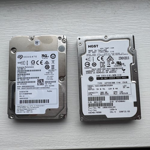 Job lot two 300gb 15k - two,