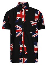 MENS UNION JACK SHIRT FLAG CHARLES CORONATION BUNTING T-SHIRT BULLDOG VE DAY NEW