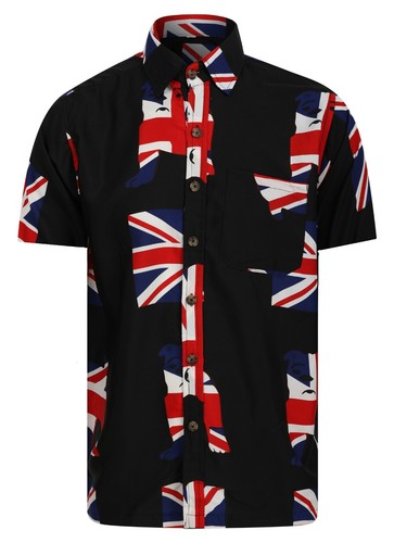 Mens union jack shirt - mens, flag
