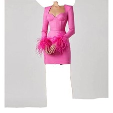 classy pink feathers bandage