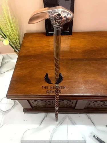 Wooden walking cane stick - wooden,