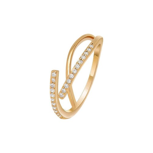 Gold diamond ring - diamond,