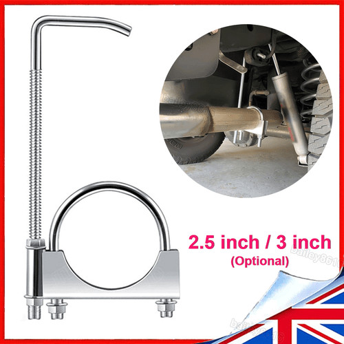 Exhaust clamp with - 2.5",