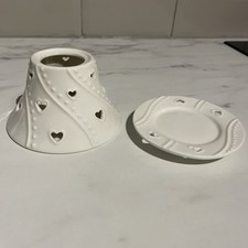 Yankee candle white ceramic - yankee,