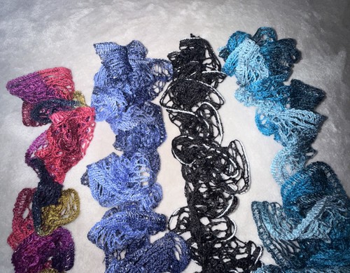 Handmade crochet ruffle - 4,