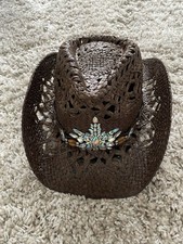 Stunning festival cowboy straw