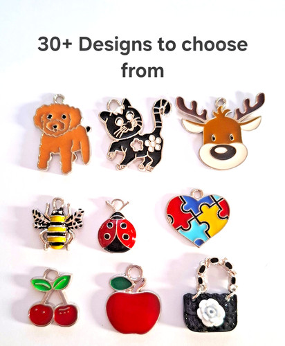 Enamel charms jewellery - -,