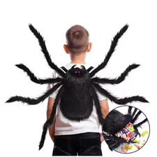 Spider Backpack Child Halloween Costume for Children Candy Storage Bag