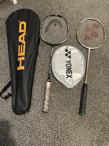 Head and yonex badminton - and,