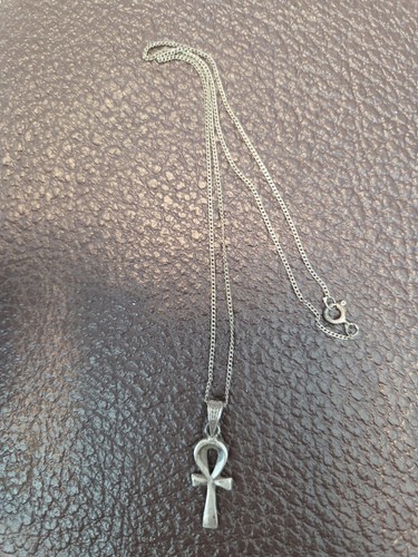 Sterling silver necklace and - silver,