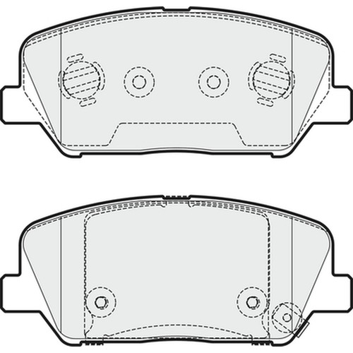 Brake pads set for kia - brake,