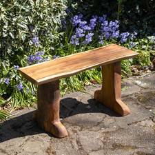 Teak root garden bench - root,