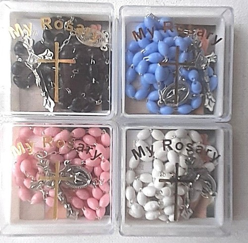 Rosary black blue - ,