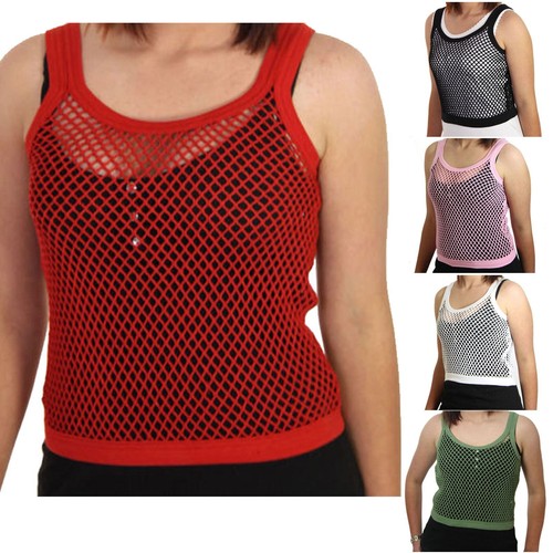 Women sleeveless string vest - sleeveless,