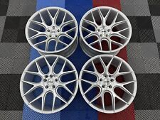 USED 20" OEMS FS6 ALLOY WHEELS SILVER POL  5X112 AUDI A4 A6 A8 MERCEDES VAG
