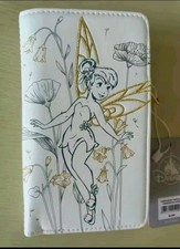 2025 Disney Wallet Longfly Tinker Bell Collection Disney Embroidery Wallet Card