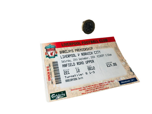 Football ticket liverpool - ticket,