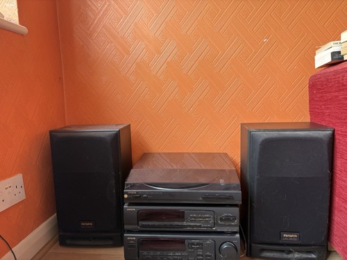 Aiwa sound system with - aiwa, cd