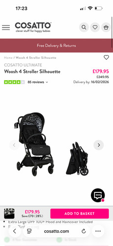 Cosatto woosh stroller - 4,