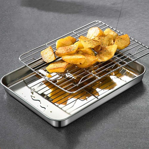 Stainless steel baking tray - stainless,