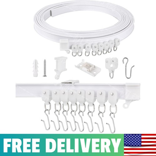 Ceiling curtain track - track, flexible