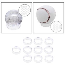 10Pcs Clear Transparent Display Stand Sphere Holder For Crystal Ball Base